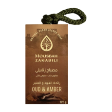 MOUSBAH ZANABILI 薩納貝莉 暮影烏木懸掛式快乾香氛皂, 125g, 1個