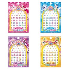 아이누리 프린세스 캐치 티니핑 시즌6 네일 스티커 하츄핑 + 사뿐핑 + 아름핑 + 뽀니핑 세트, 상세참조