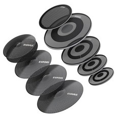에반스 dB ONE 드럼헤드 심벌 패키지 14 Snare + 22 Bass + Cymbal 14 Hihat + 16 Crash + 18 Crash + 20 Ride 세트 ECPPB-DB1-R 691791, 1세트