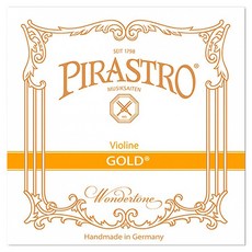 피라스트로 에바피라찌 골드 바이올린현 E현 볼 스틸 낱선 4/4 421611, 혼합색상, 1개