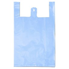 로제프 손잡이 무지 비닐봉투 하늘색 5호, 100개, 25L