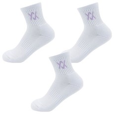 뵐클 여성용 스포츠 중목양말, 연보라, 3개