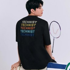 테크니스트 배드민턴 데일리 오버핏 스포츠 반팔 티셔츠 TNT66063