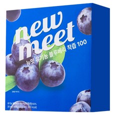 뉴밋 유기농 블루베리 NFC주스 착즙 100, 50개, 20ml