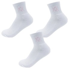 뵐클 여성용 스포츠 중목양말, 핑크, 3개