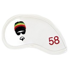 아이젠하임 웨지 낱개 아이언 헤드커버 58도, 화이트심플, 1개