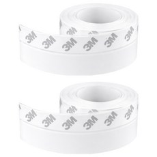 Glowlive 矽膠門窗密封條 白色 45mm x 5m, 2個