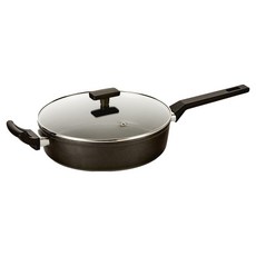 스위스다이아몬드 인덕션 DLX 보조핸들 편수냄비, 블랙, 1개, 24cm