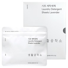 Saengong 生活工作所 洗衣紙 薰衣草香 40入, 1個, 5入
