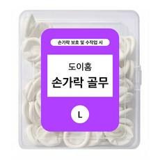 도이홈 라텍스 손가락 골무 세트 L, 원컬러, 1세트