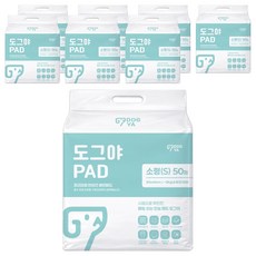 도그야 강아지 프리미엄 고흡수 탈취 논슬립 배변패드, 8개, 50개입