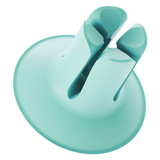 래디어스 칫솔꽂이 닥 고무 무타공 거치대, 파스텔 그린, 1개