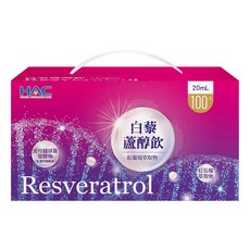 永信藥品 HAC 白藜蘆醇飲 紅葡萄萃取物, 100個, 20ml