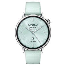 샤오미 플루오르고무 스트랩 워치 S4, 민트 그린, 41mm, 블루투스 민트 그린, 41mm, 블루투스
