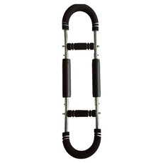 보니르 U자형 팔 근력 운동기구 조절가능 가정용 강화형 40KG, 블랙그레이, 1개