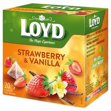 LOYD 스트로베리 앤 바닐라 인퓨전 티백, 2g, 1개, 20개입