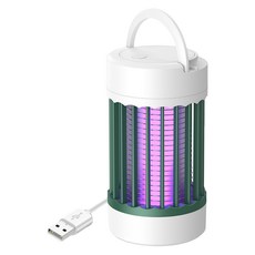 couselect USB電擊捕蚊器 紫光誘蚊 小夜燈設計 Type-C充電 綠色, 單一商品