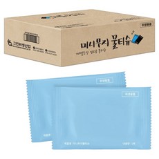 해피타임 미니무지블루 S62 업소용 물티슈 낱개포장형, 1400팩, 1매, 62g
