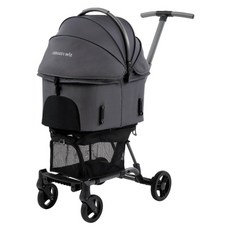 AIRBUGGY FITT 系列 WizX 輕量型寵物推車, 暗灰色, 1個