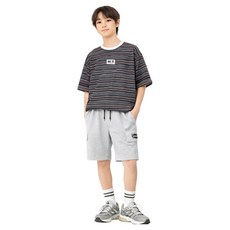 Nanajuni 兒童圓領NICE LABEL UNIQUE五分褲 + 短袖T恤套裝