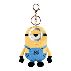 minions 小小兵 玩偶吊飾, 經典Stuart, 1個, 12cm