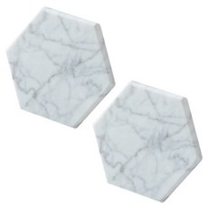 아메리칸로드 티코스터 카페 방수 대리석 컵받침 SH361, D, 2개