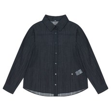 SI FASHION 皺褶質感基本款襯衫 SMBAF2436