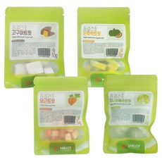 해씨 햄스터 동결건조 야채 트릿 고구마 + 단호박 + 당근 + 미니양배추 세트, 1세트