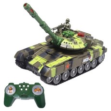 티블루 레오파드 RC 배틀탱크, 그린, 1개