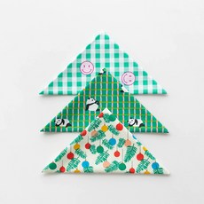 천가게 원단패키지 자투리원단 플라워 체크 스트라이프 인형 강아지 옷만들기 조각천 3종세트, 196, 1세트