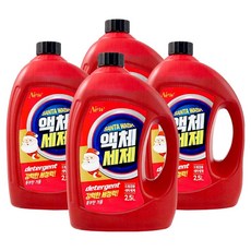 산타 드럼 일반 겸용 액체세제, 2.5L, 1개입, 4개