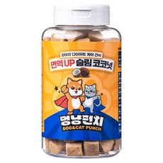 멍냥펀치 강아지 다이어트 케어 면역업 슬림 코코넛 간식, 1개, 300g