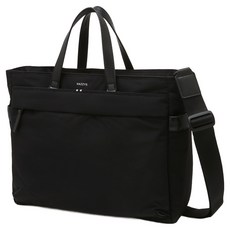 HAZZYS Logo印花皮革托特包 HJBA6E320BK