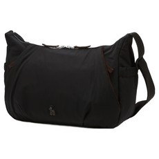 HAZZYS ICONIC 輕量涼感尼龍斜揹包 HJBA6E510BK