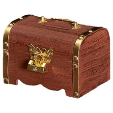 엑스터 빈티지 감성 잠금수납 미니 보물금고 소형 14.5 x 10 x 10 cm, 레트로C