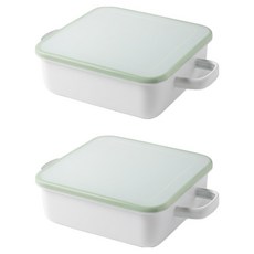 PERVITA 琺瑯方形鍋具2件組