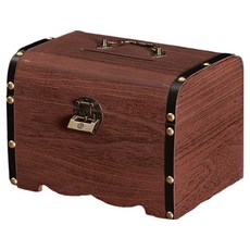 XTER 復古感性附鎖收納迷你保險箱 大型 20 x 14.5 x 14.3 cm