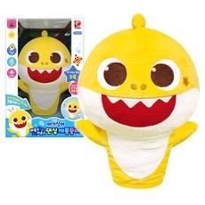 피노키오 핑크퐁 아기상어 피노키오 바운스바운스 댄싱재롱둥이 인형, 노랑, 1개, 260mm