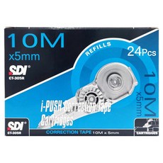 SDI 手牌 按壓式修正帶補充帶 10m CT-305R 24入