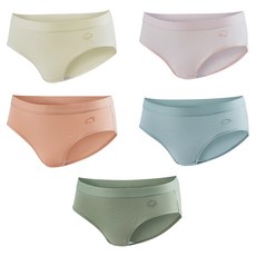 CHIC CHIC 琪琪 嬰兒棉天氣雲朵抑菌内褲5件組, 藍色 + 橘色 + 粉色 + 黃色 + 綠色