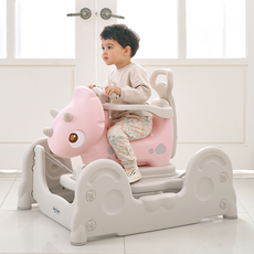 반디토이 트리케라 듀얼세이프 공룡 번지카, 파스텔핑크, 1개