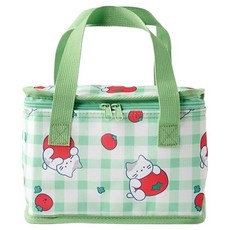 버터 베지갱 캔버스 도시락가방, 그린, 1개