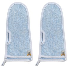 Oceantowel Ocean Gentleman 手套巾, 藍色, 2個, 1入