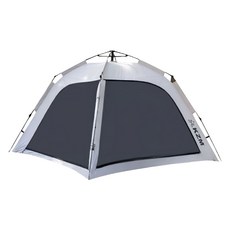 KZM OUTDOOR 多功能速搭加寬野餐帳, 白色, 1-4人
