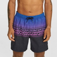 O'NEILL 男士 O'NEILL LOGO STRIPE SWIMSHORTS 16'' OMUP6I193