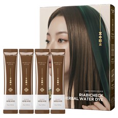 제이숲 리아비책 한방 물염색제 4p, 내추럴 브라운, 1개