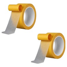 모렌드 메쉬 다용도 자국없는 강력 양면테이프 50mm x 10m, 옐로우, 2개