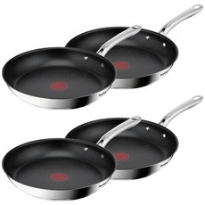 테팔 인덕션 티타늄 1X 스테인리스 스틸 심플리쉐프 프라이팬, 28cm, 4개