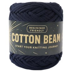 Brandyarn Cotton Beam 粉粗線 5mm 250g, 1個, 20號 海軍藍