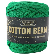 Brandyarn Cotton Beam 粉絲棉線 5mm 250g, 1個, 21號 綠色